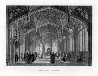La Divinity School, Oxford, 1837