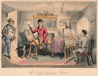 Portrait équestre de M. Bragg, 1865