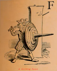Un point frappant, vers 1860