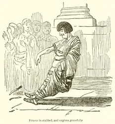 Drusus est poignardé et expire gracieusement