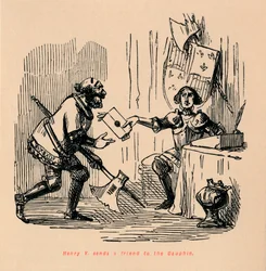 Henri V envoie un ami au Dauphin