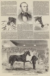 M. J S Rarey, le dompteur de chevaux américain