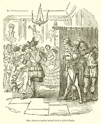 Mme Sextus se console avec une petite fête