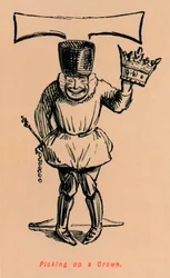 Ramasser une couronne, c1860