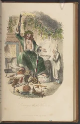 Le troisième visiteur de Scrooge, de la première édition de 