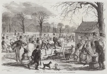 Patinage à Hyde-Park