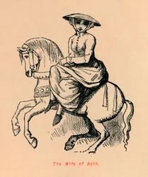 La Femme de Bath, vers 1860