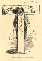 Titus Oates au pilori, 1897