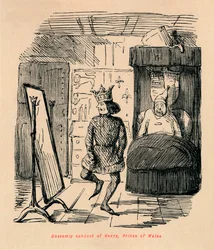 Conduite indécente de Henry, prince de Galles, vers 1860