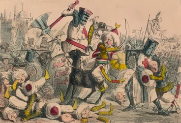 Combat terrible entre Richard Cœur de Lion et Saladin, 1850