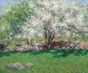 Pommiers, vers 1889
