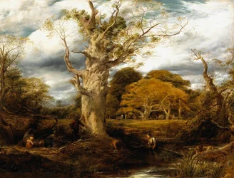 Scène boisée, 1844