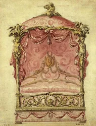 Design anglais pour un grand lit