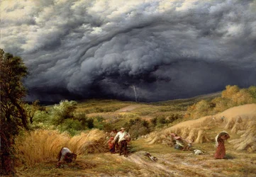Tempête pendant la récolte, 1856