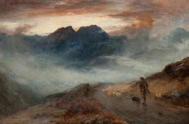 Brouillard sur les montagnes