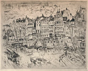 Près du Pont St Michel, 1915