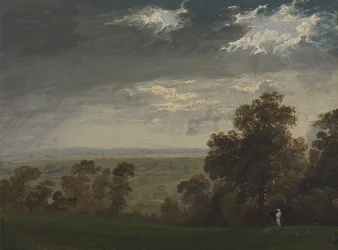 Paysage, probablement l