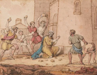 La lapidation de Saint Étienne