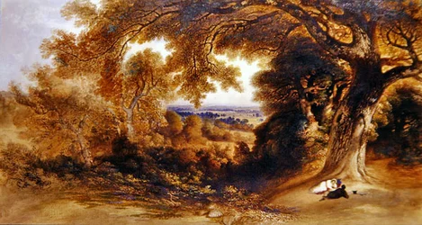 Vue près de Pembroke Lodge, Richmond Park