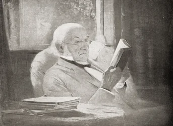 William Ewart Gladstone (1809-98) dans la vieillesse, illustration de 