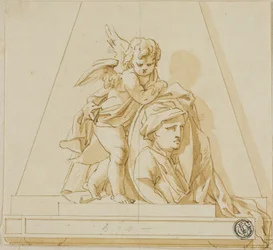 Conception préliminaire pour le monument à John Gay le poète