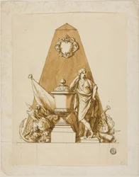 Projet non exécuté pour le monument au premier duc de Marlborough