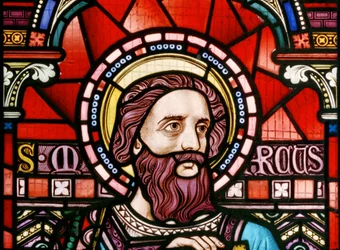 Crick, East Window (détail), Lavers & Barraud, John Millner Allen, St Marc