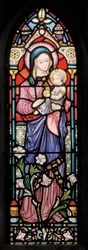 Douvres, St Mary In Castro, Lavers & Barraud, John Millner Allen (1827-1902), Madonna & Enfant, 1861, adapté de Gilbert Scott
