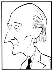 Frederick Delius - caricature de John Minnion - compositeur anglais - 29 janvier 1862 - 10 juin 1934