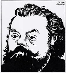 Modest Petrovich Mussorgsky, portrait caricatural