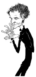 Peter Maxwell Davies - caricature - Compositeur britannique - b