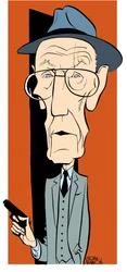 William S Burroughs, caricature de John Minnion