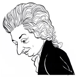 Wolfgang Amadeus Mozart - caricature