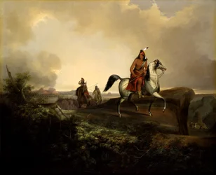 Black Knife, un guerrier apache, 1846.