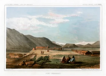 Fort Okinakane, États-Unis, 1856
