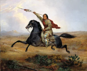Ko-rak-koo-kiss, un guerrier Towoccono, 1844