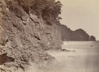Paysage tropical, falaise - Baie de Limon, 1871
