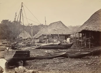 Paysage tropical, débarquement, Chipigana, 1871
