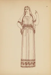 Costume féminin grec ancien