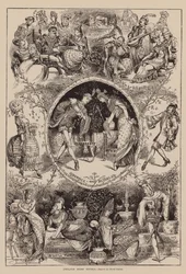 Les rondes de la Nuit des Rois (gravure)