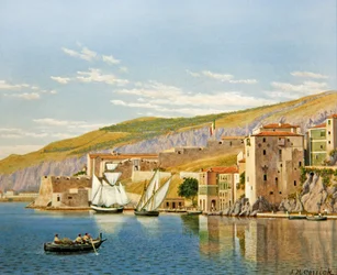 Vue de Villefranche-sur-Mer, France