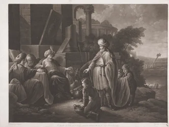 Hiram roi de Tyr, envoie des présents au roi Salomon