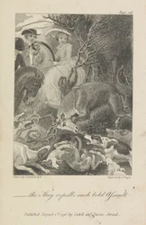 "-le cerf repousse chaque assaut audacieux."