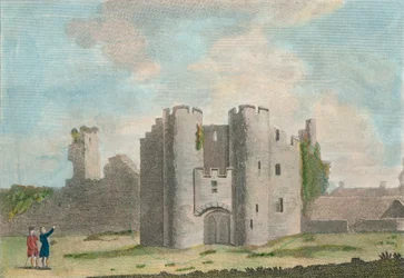 Porte du château de Pembroke, Pembrokeshire, 1785