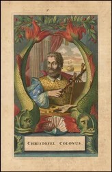 1671 portrait de Christophe Colomb par John Ogilby
