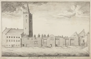St Andrews Délinéé - Chapelle du Collège St Leonards St Andrews