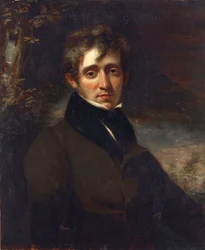 Portrait du poète Thomas Moore (More) (1779-1852), par John Opie (1761-1807).