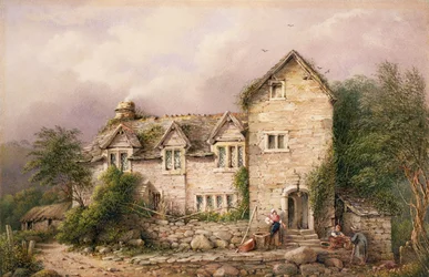 Maison de Sir Francis Drake, près de Tavistock, Devon