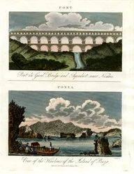 Ponts historiques - Pont du Gard et port de Ponza