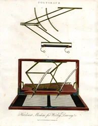 Polygraphe - Machine de Hawkins pour écrire, dessiner, etc.